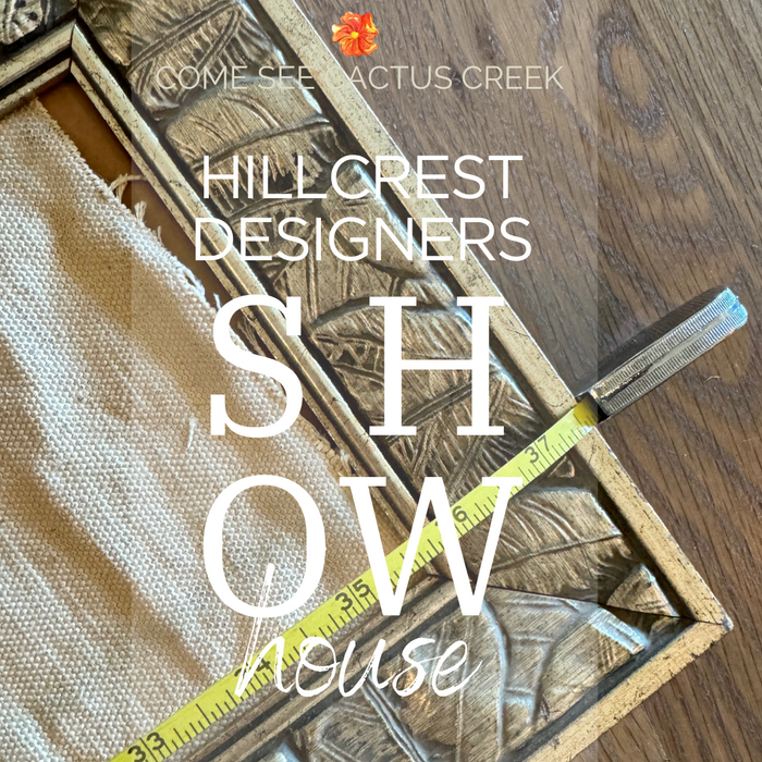 UPDATE: Hillcrest House 2024 - Upcycling Canvas Bags to be Wall Art