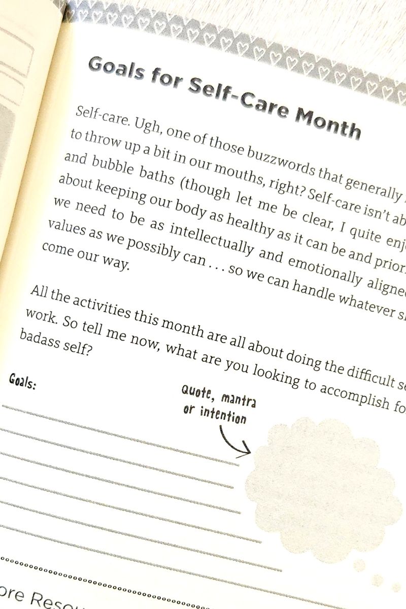 Unf%ck Your Year: A Weekly Unplanner Self Care Work Book
