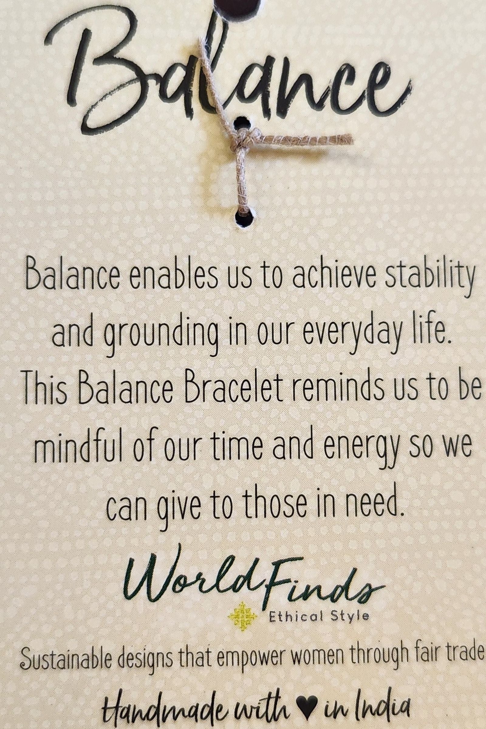 Balance Kantha Connection Bracelet