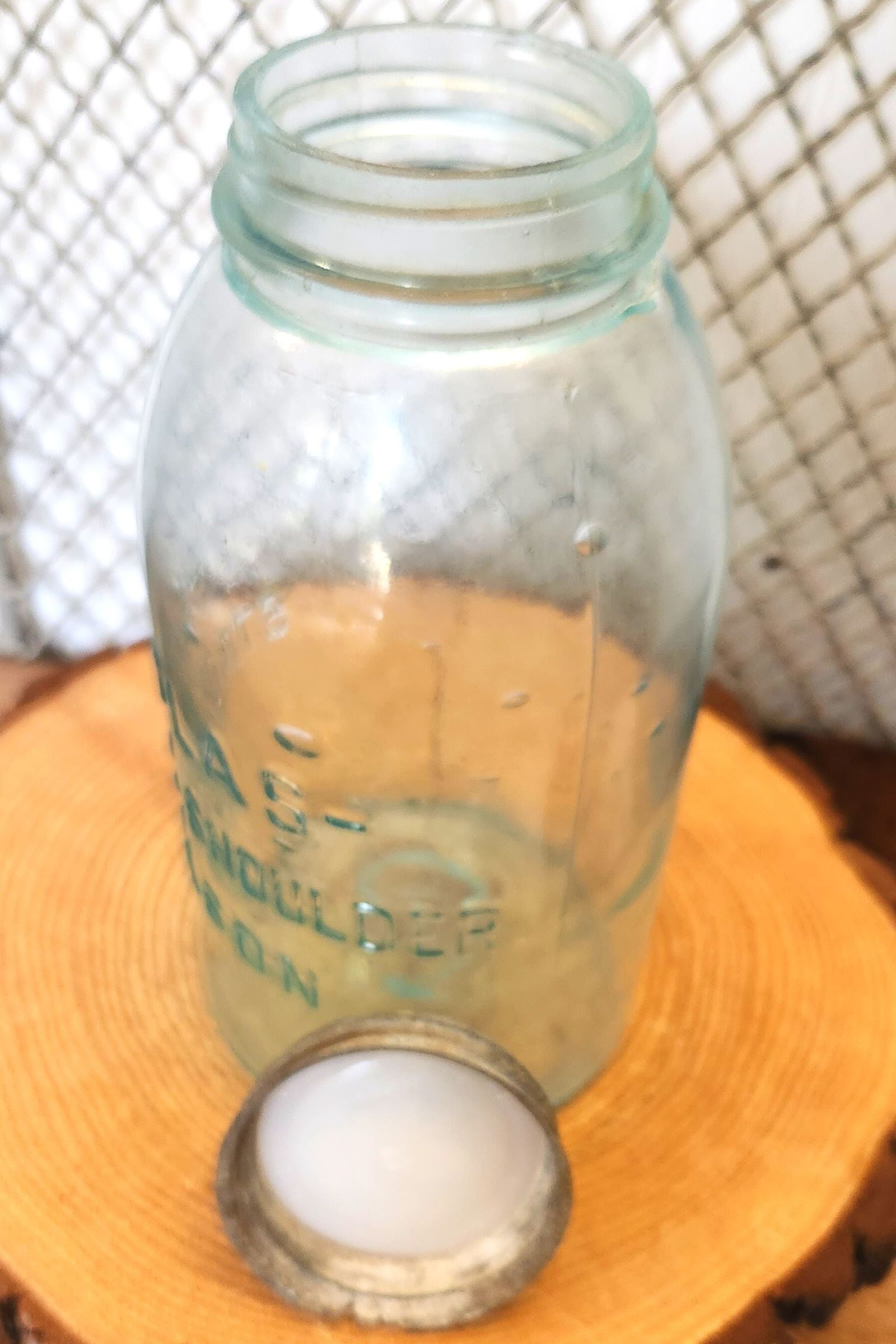 Vintage Atlas Jar