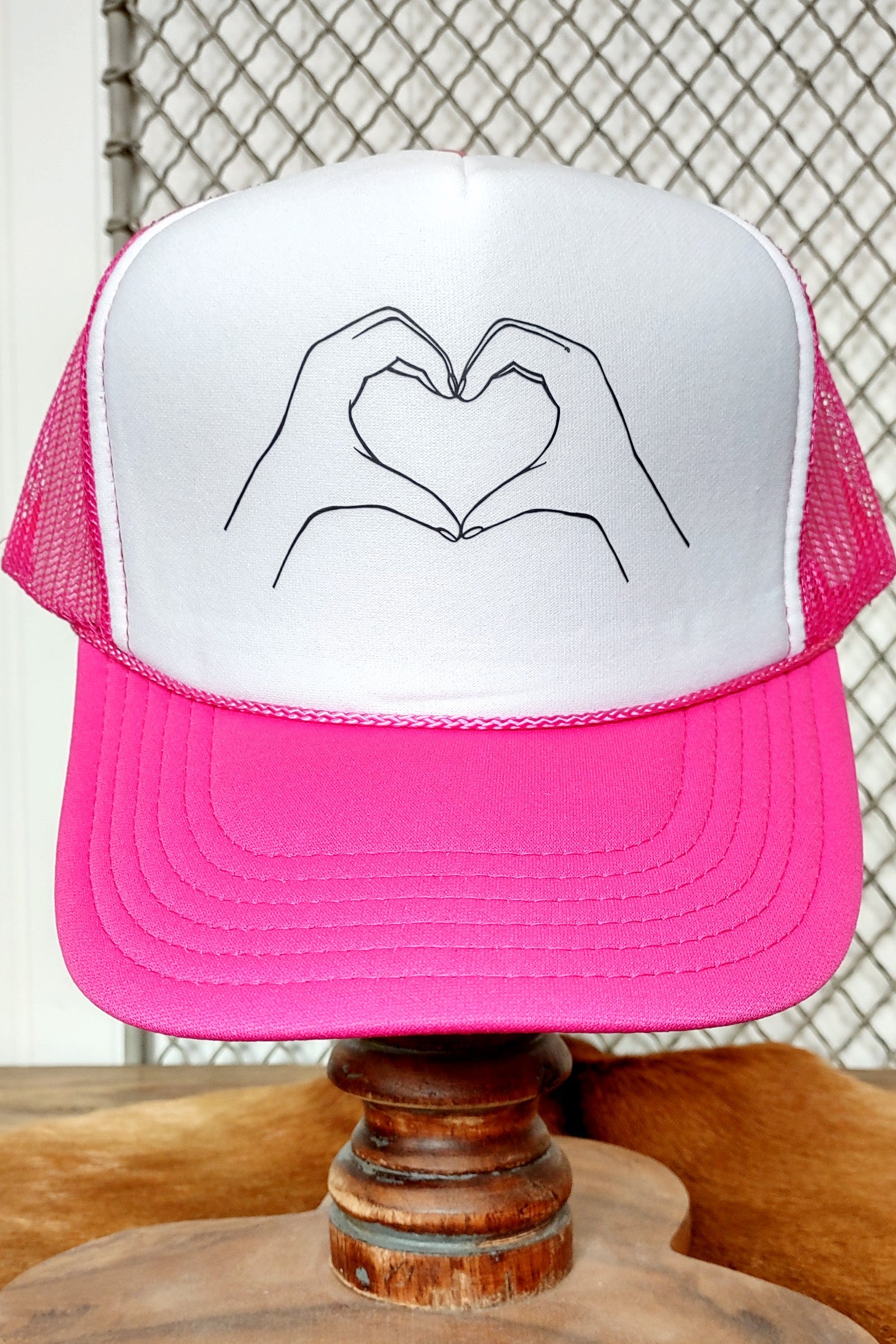 Heart Hands Trucker Hat