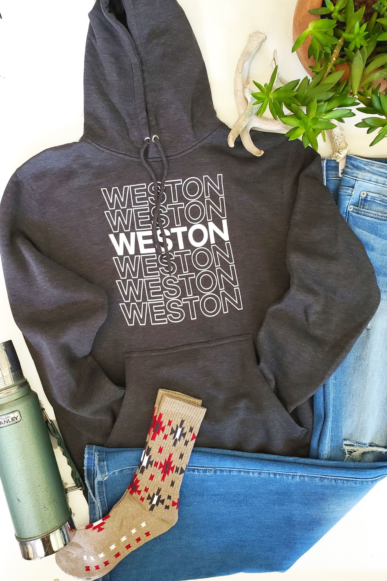 Weston Thank You Stacked Hoodie
