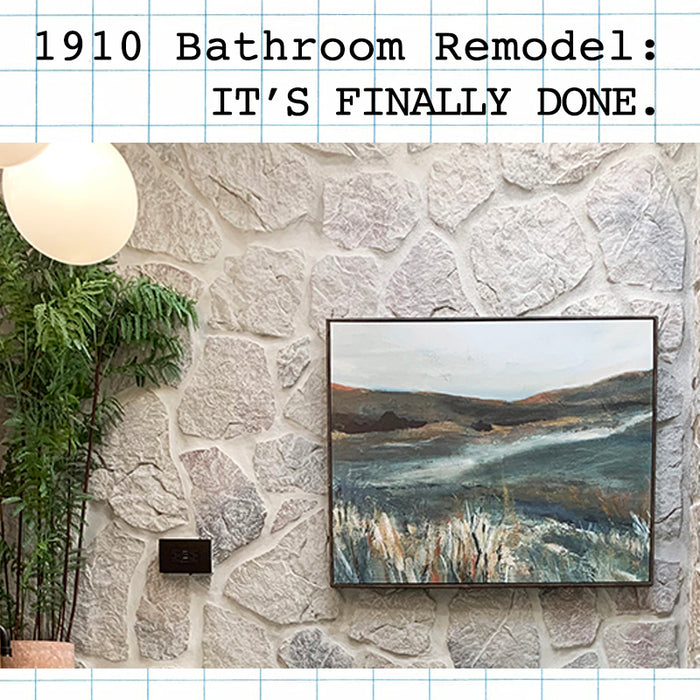 1910 Bathroom Remodel: THE FINAL UNVEILING