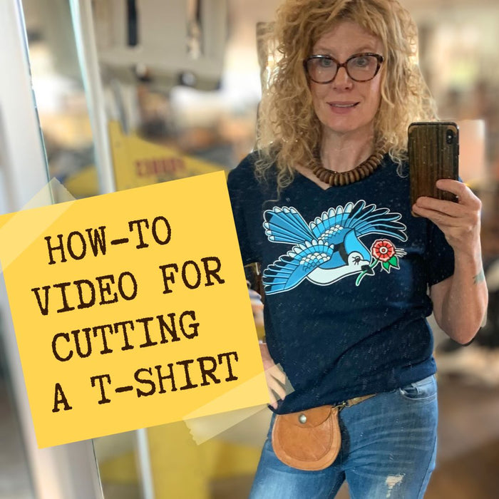 How-To Video for cutting up a T-SHIRT!