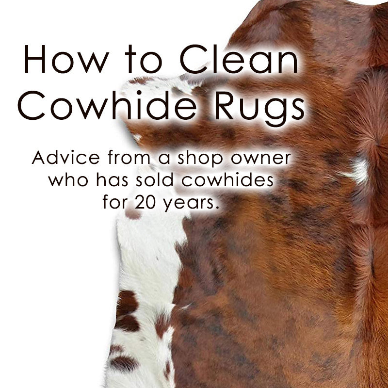 How to Clean a Cowhide Rug — Cactus Creek Shop