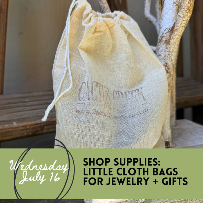 Small muslin bags for boutiques wrapping jewelry 