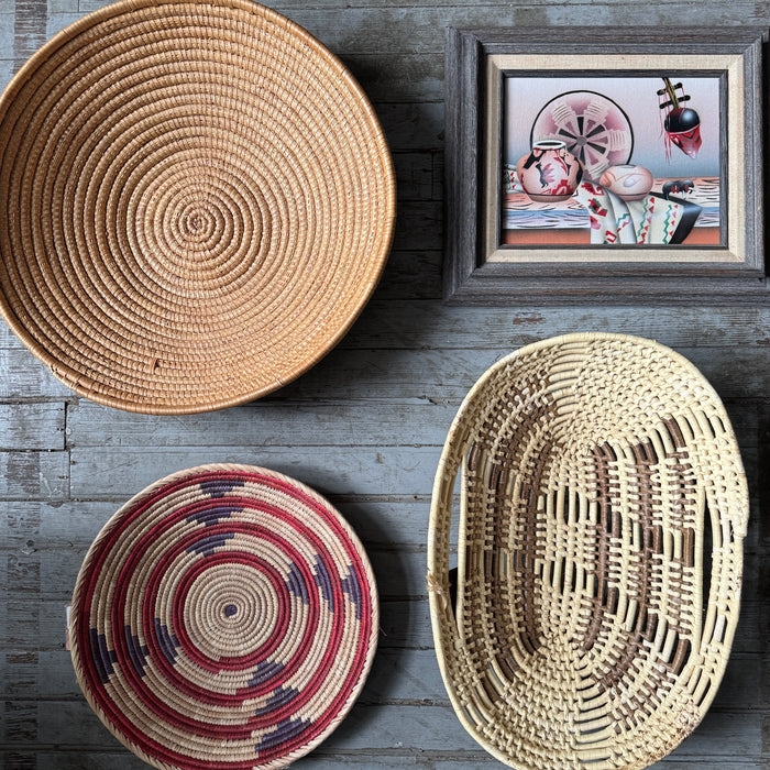 Decorating with Coil Baskets