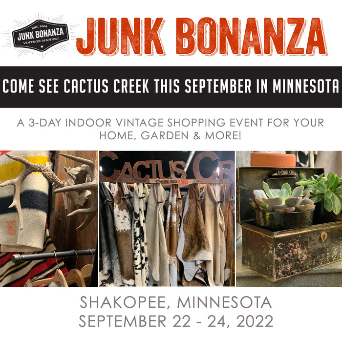 Cactus Creek at Junk Bonanza, Shakopee, MN - Sept 22 - 24, 2022