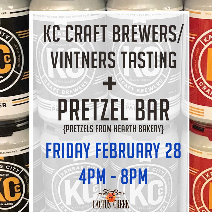 Pretzel Bar + KC Craft Co. Brewers and Vinters