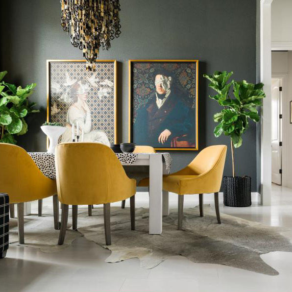 Gray Cowhide Decorating: HGTV Smart Home 2019 INSPO