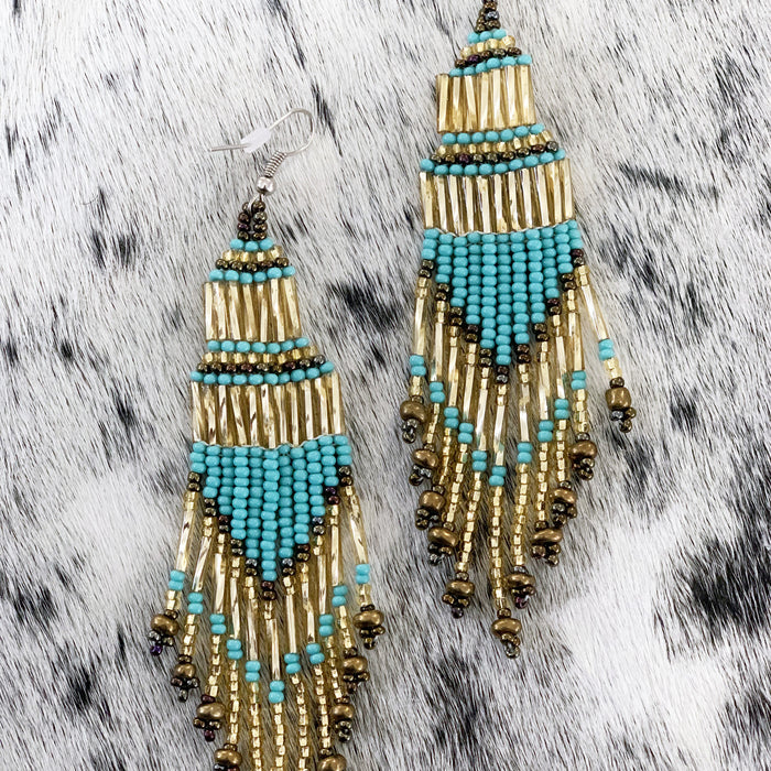 How to add some sparkle to your fashion statement??  Try these Peruvian made earrings.