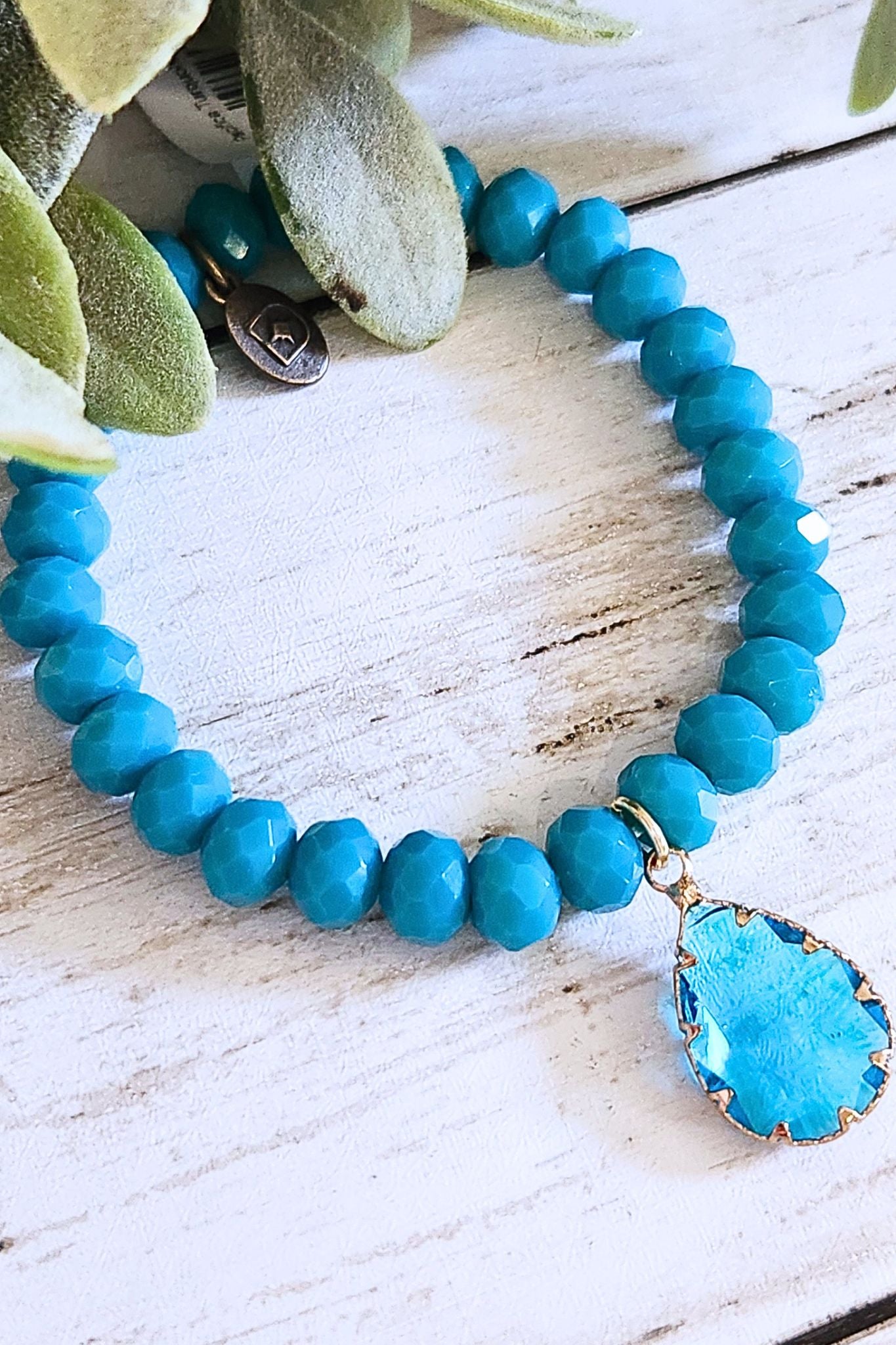 Pacifica Turquoise Stone Stretch Bracelet