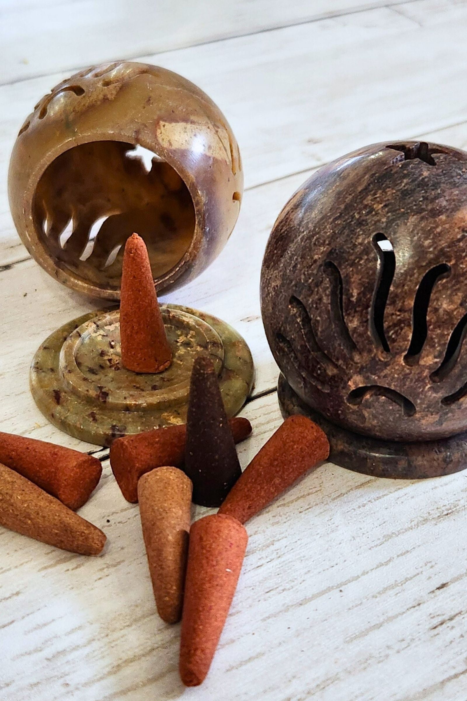 Soapstone Incense Cone Burners