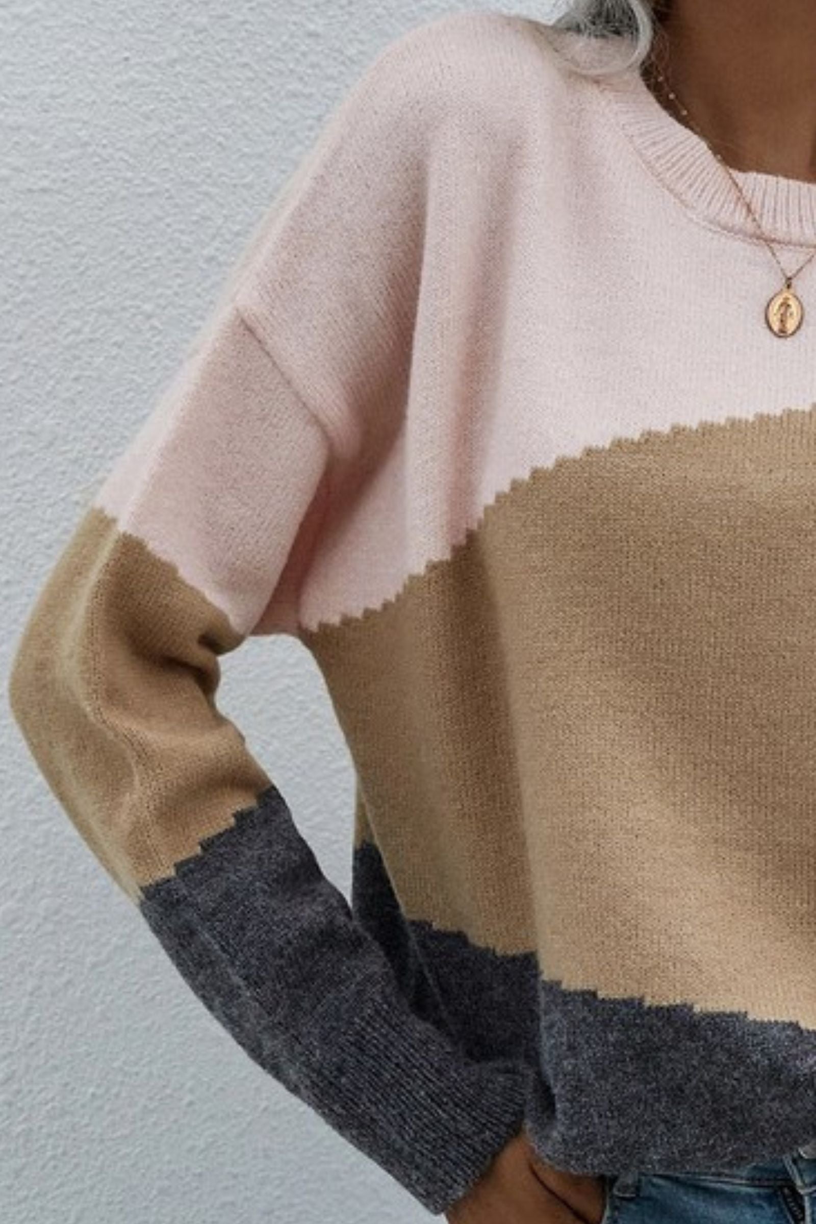 Neopolitan Color Block Sweater