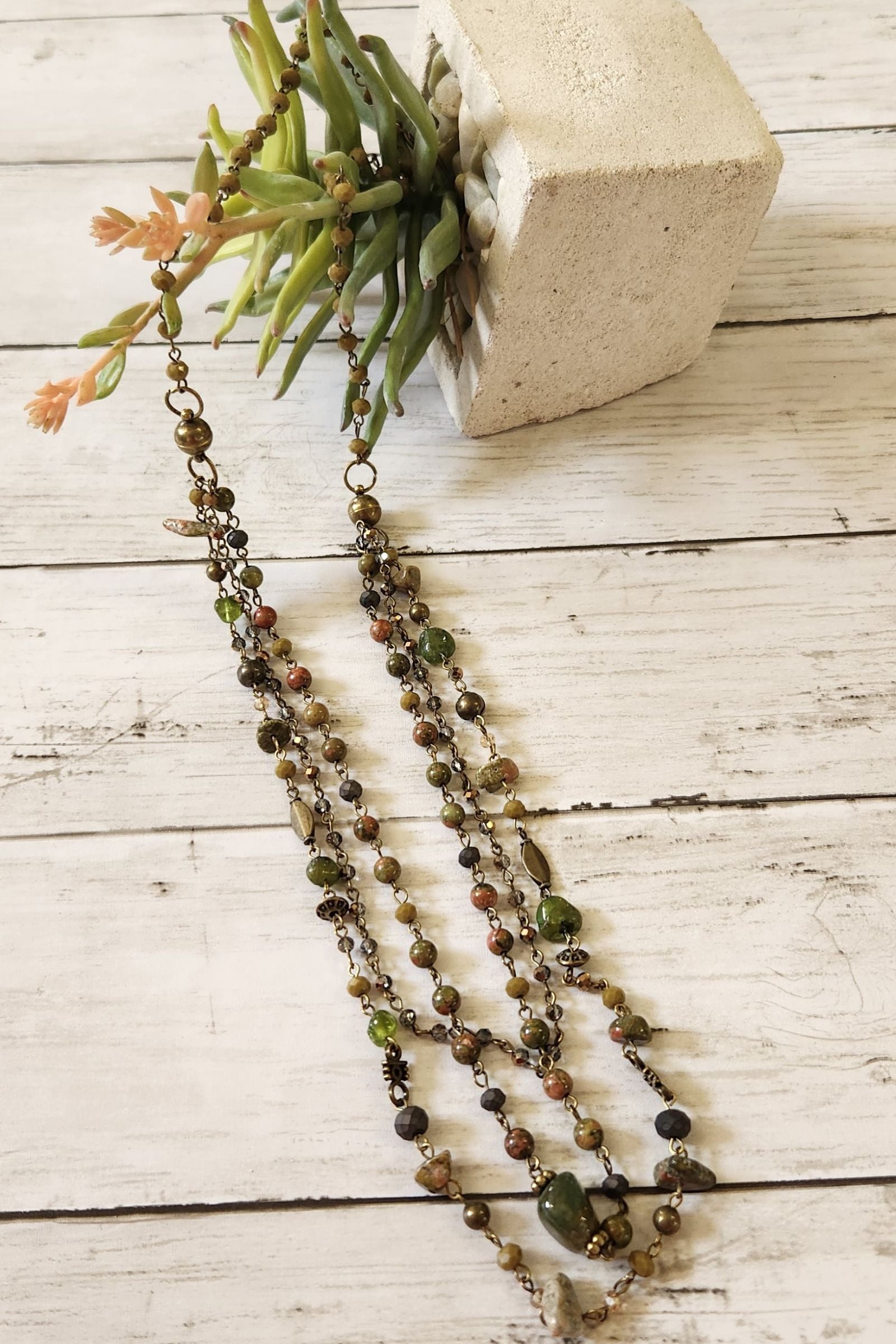 Medina Unakite Necklace