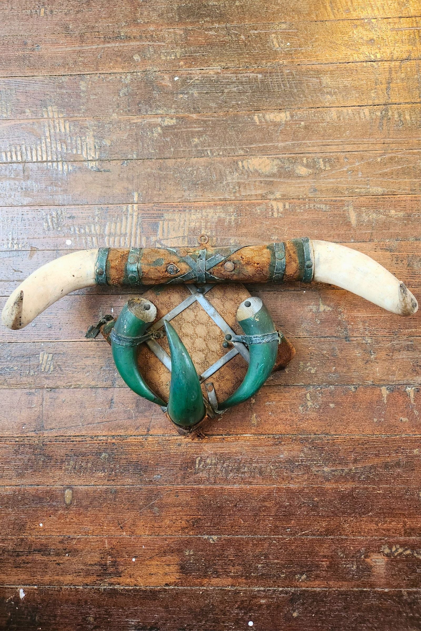 Vintage Horn Wall Hanging