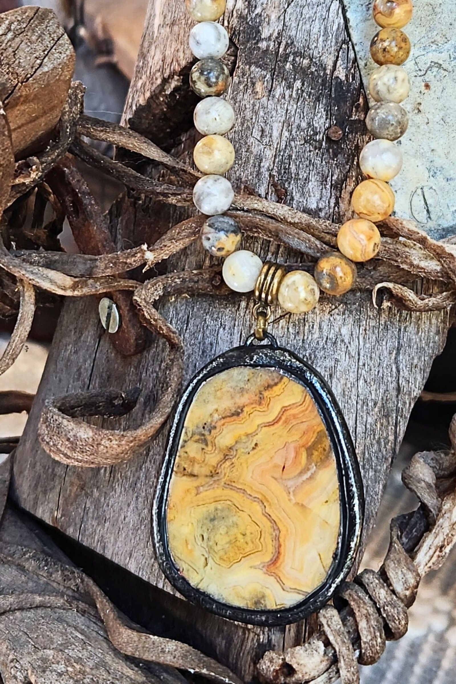 New Hope Stone Pendant Necklace