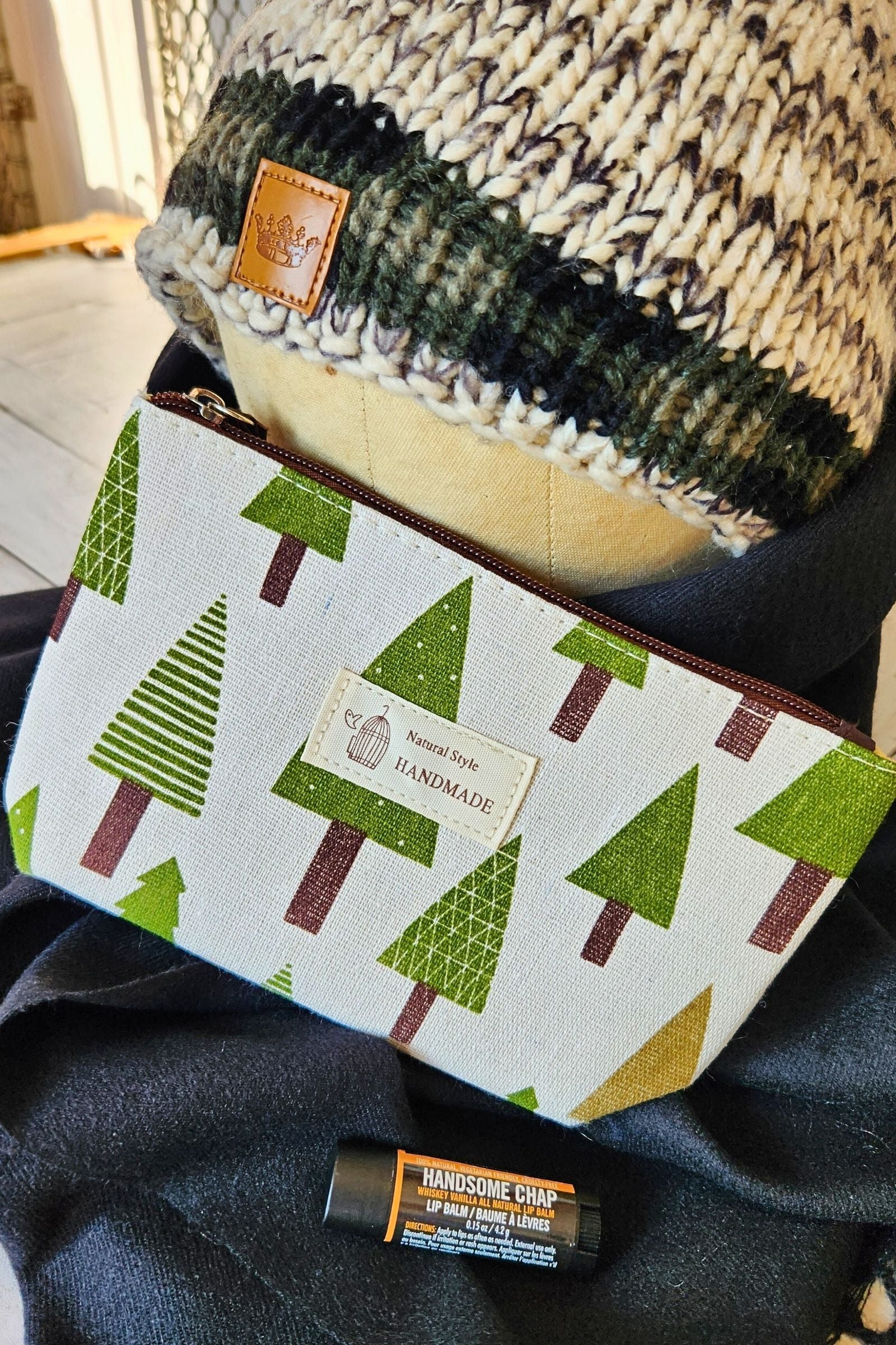 Pine Tree Zipper Pouch