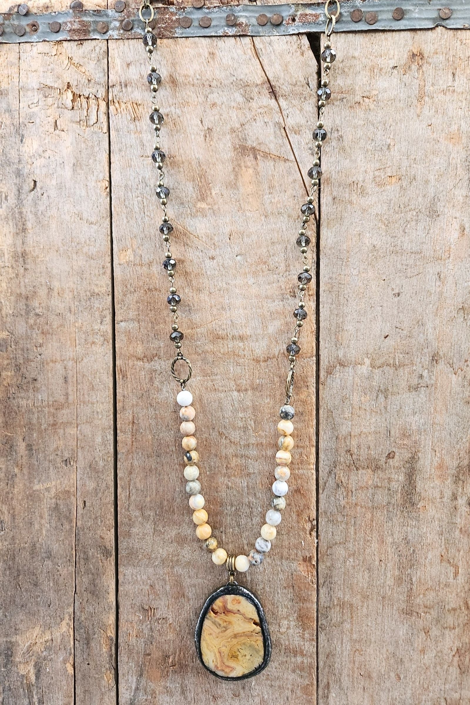 New Hope Stone Pendant Necklace