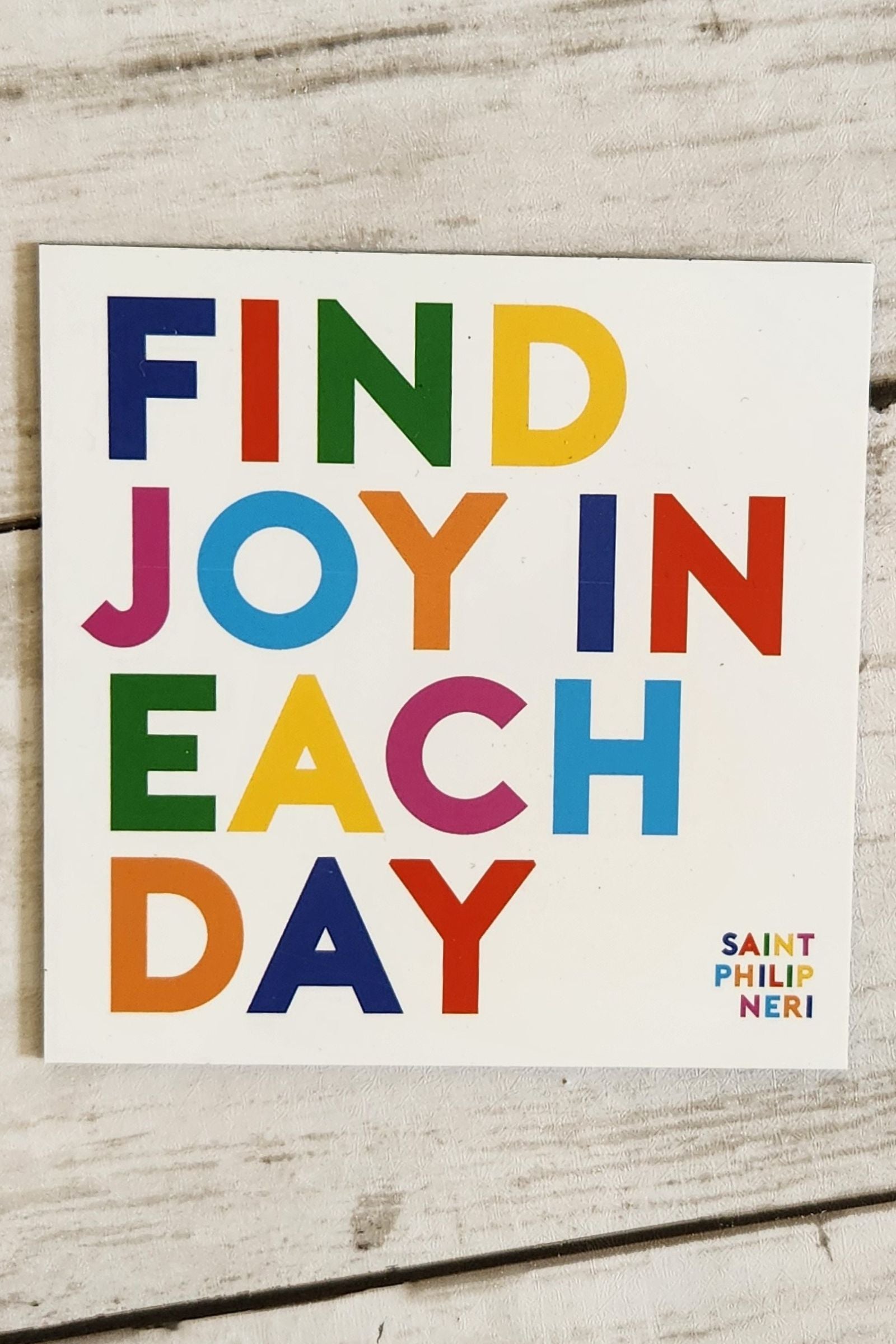 Find Joy in Each Day Inspirational Magnet