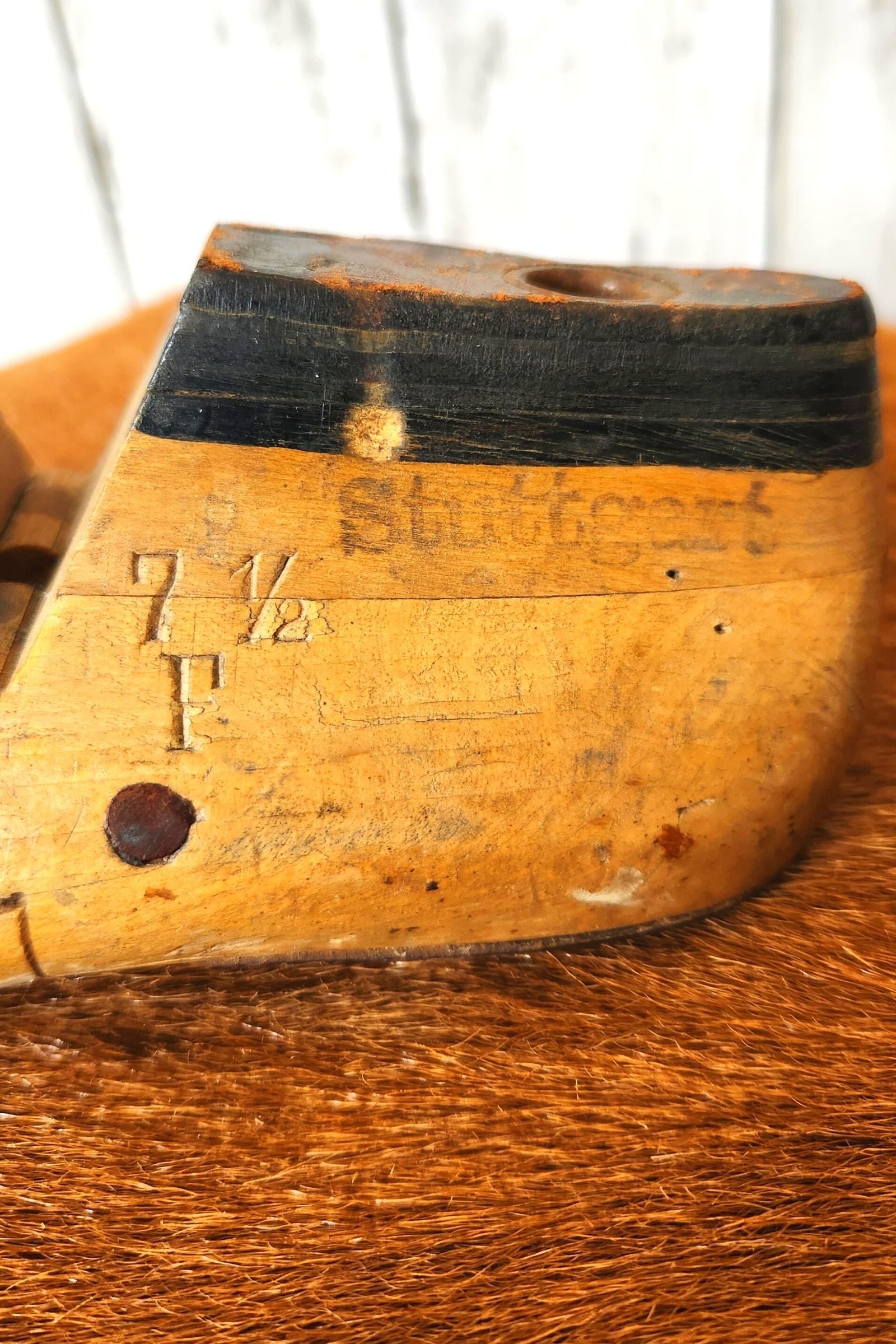 Vintage Adult Wood Shoe Mold