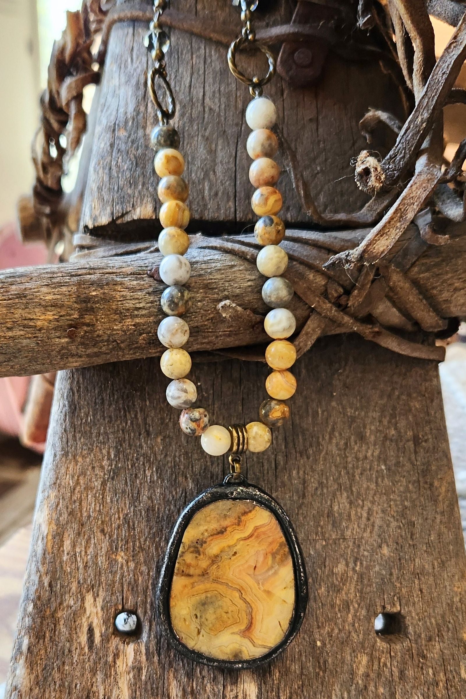 New Hope Stone Pendant Necklace