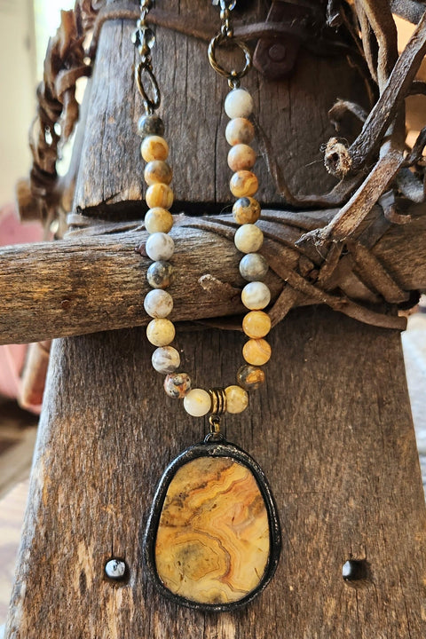 New Hope Stone Pendant Necklace