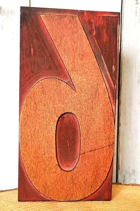 Number Six Printer Block