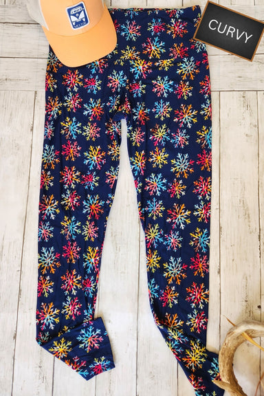 LuLaRoe Lot of 2 Graphic Printed Buttery Soft Tall & Curvy Leggings Plus  Size