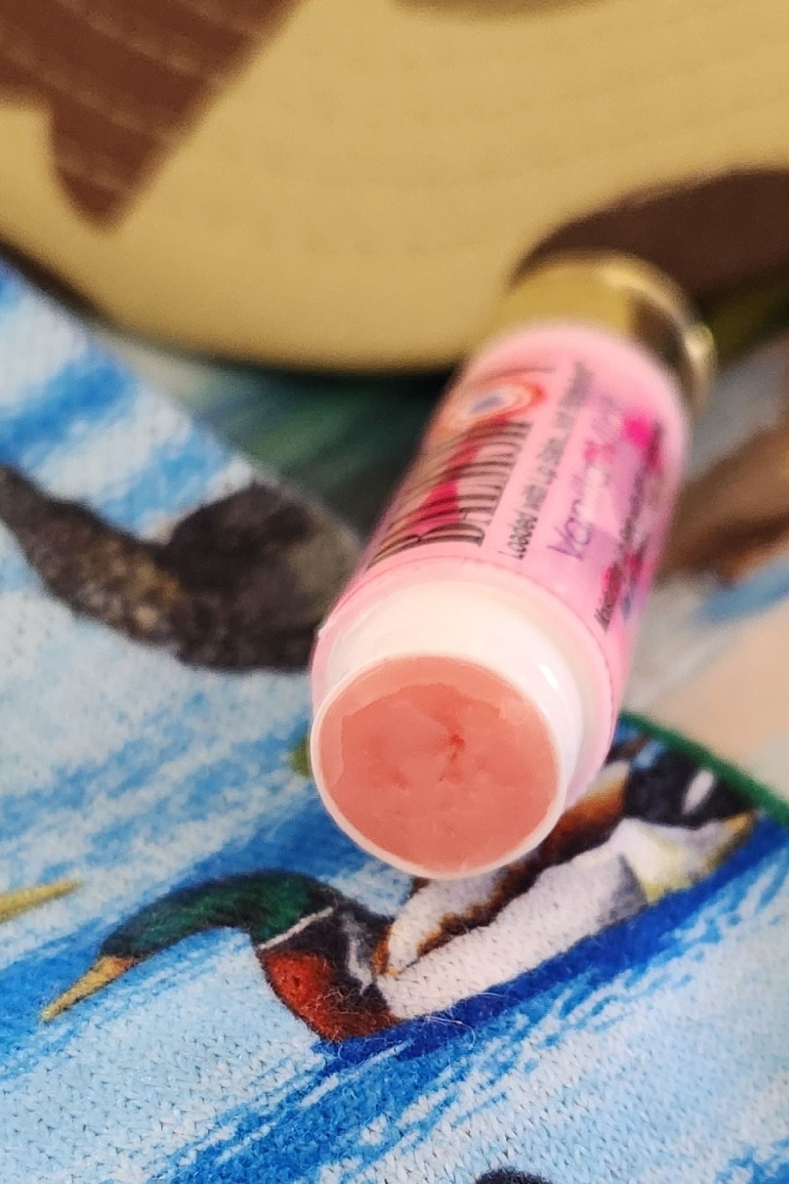 Balmshot Vanilla Mint Pink Camo Beeswax Lip Balm
