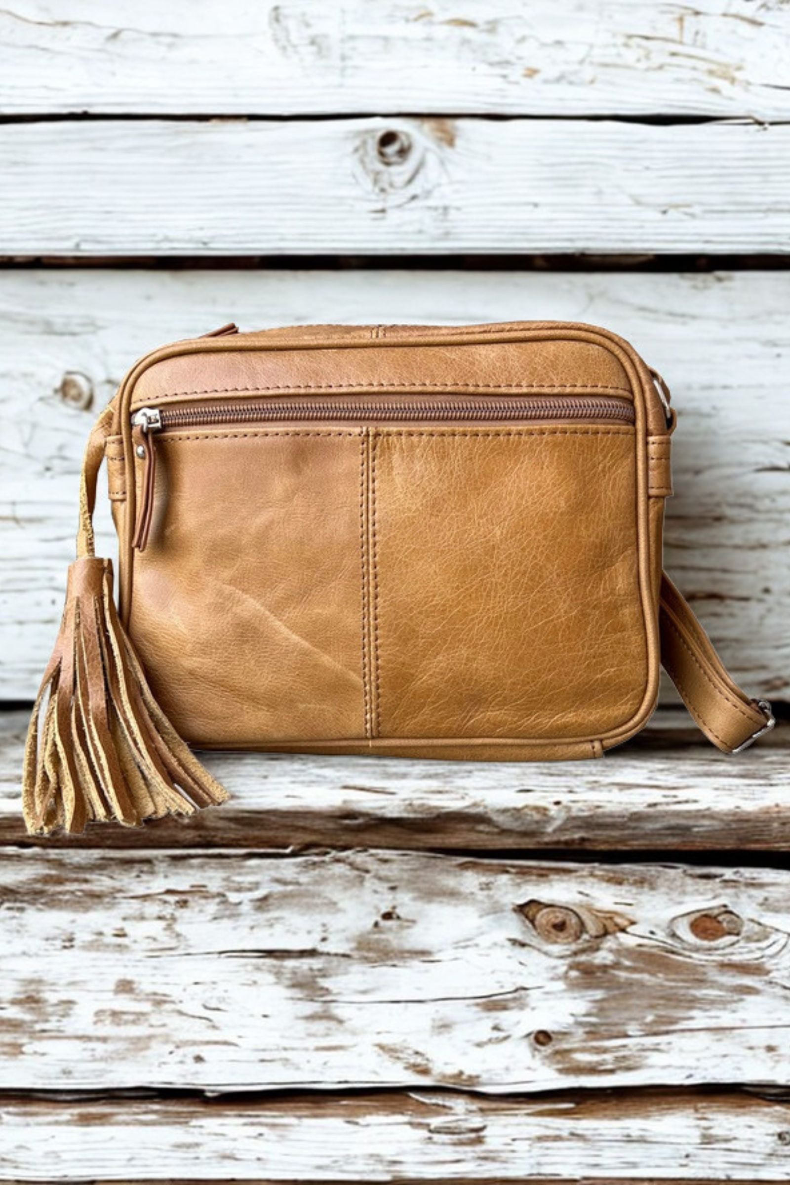 Festival Leather Crossbody Bag