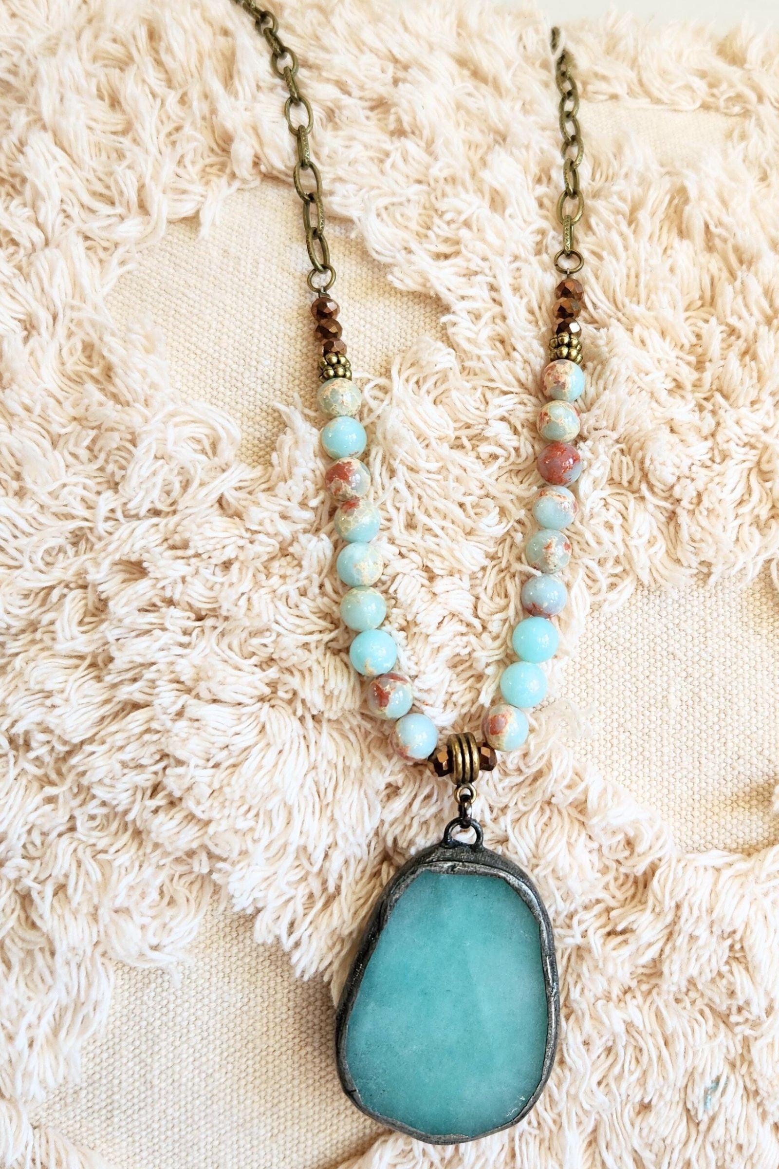 New Luna Amazonite Necklace
