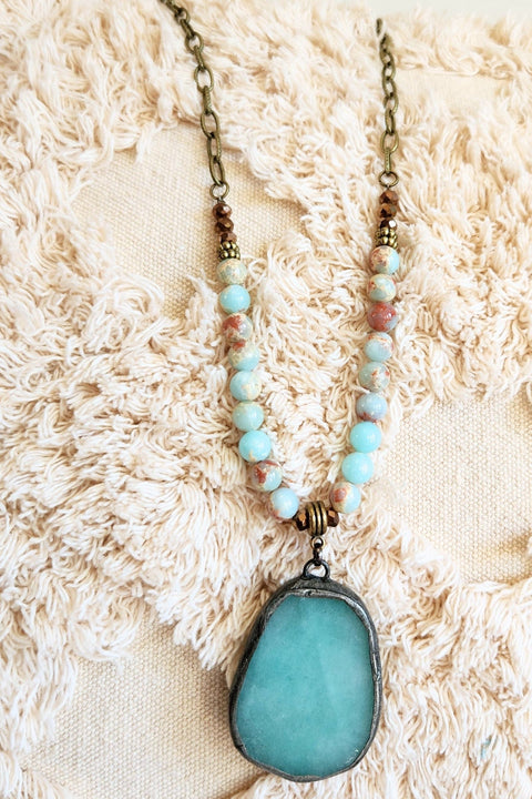 New Luna Amazonite Necklace