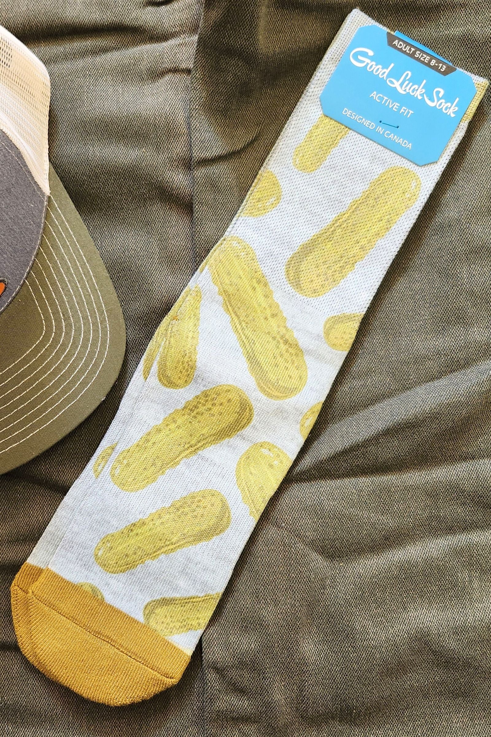 Wicked Pickle Men's Crew Socks