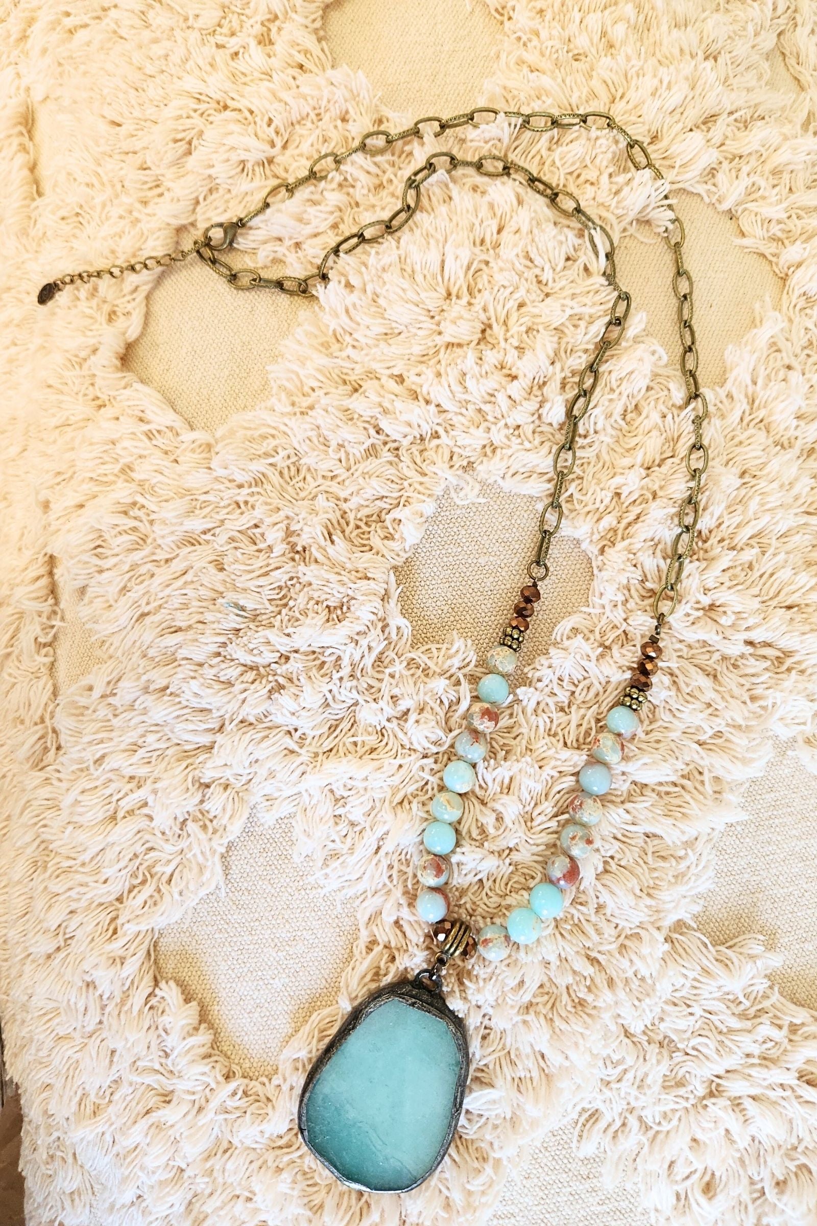 New Luna Amazonite Necklace