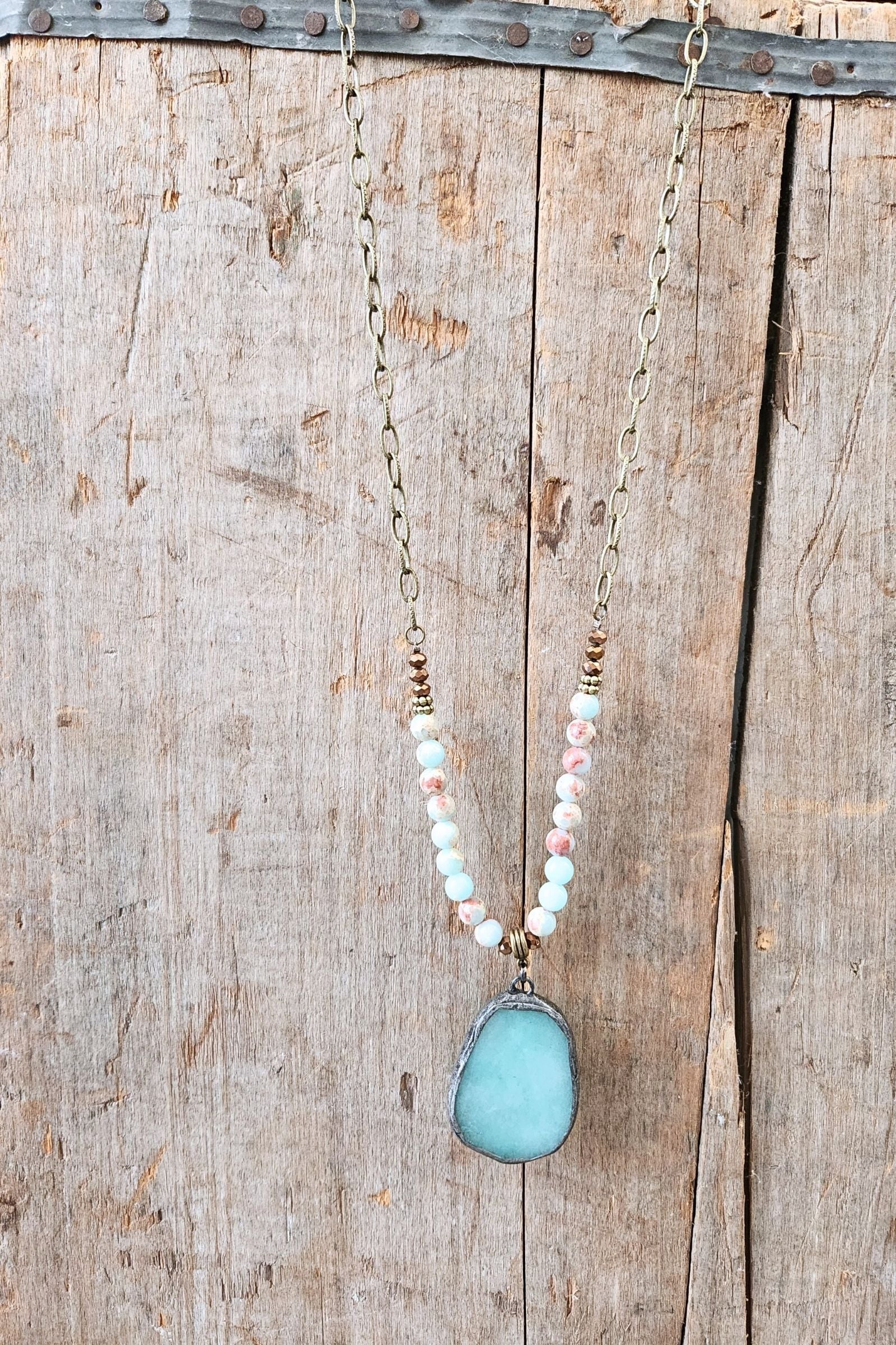 New Luna Amazonite Necklace