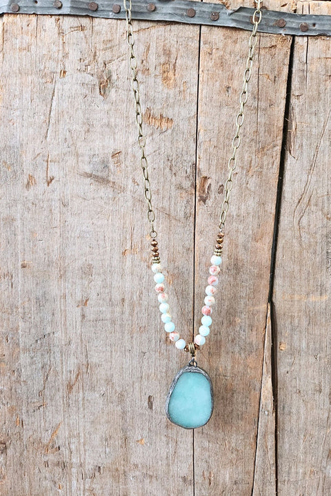New Luna Amazonite Necklace