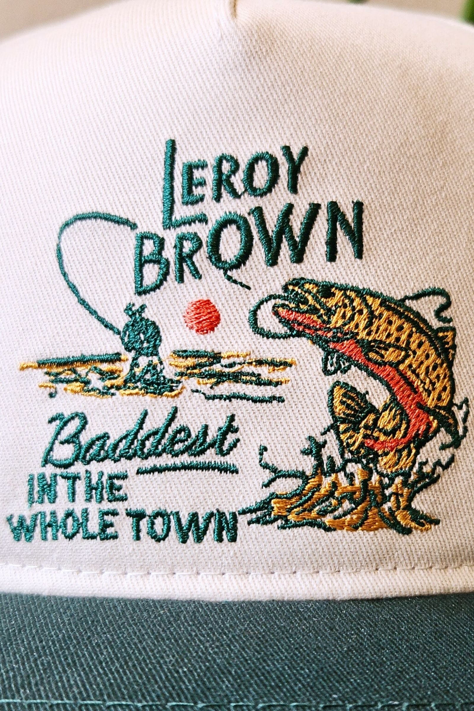 Leroy Brown Baddest In Town Snapback Hat