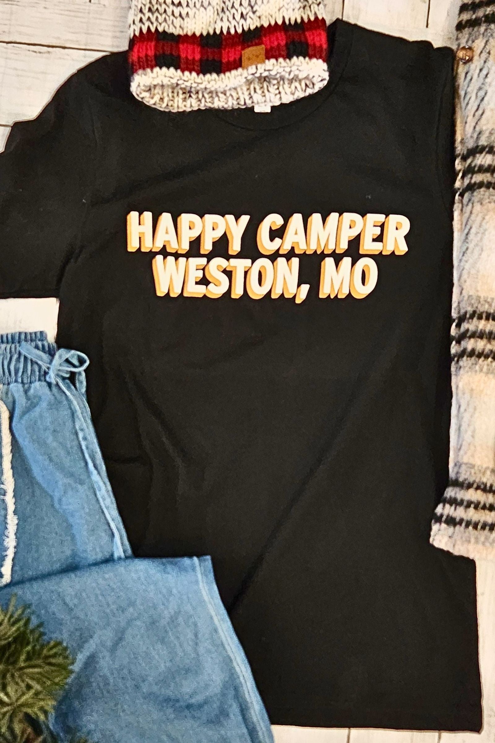 Happy Camper Weston, MO T-shirt