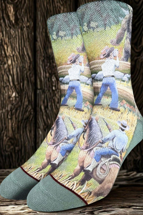 Bigfoot Patterson - Gimlin Film Men's Crew Socks ACTIVE FIT