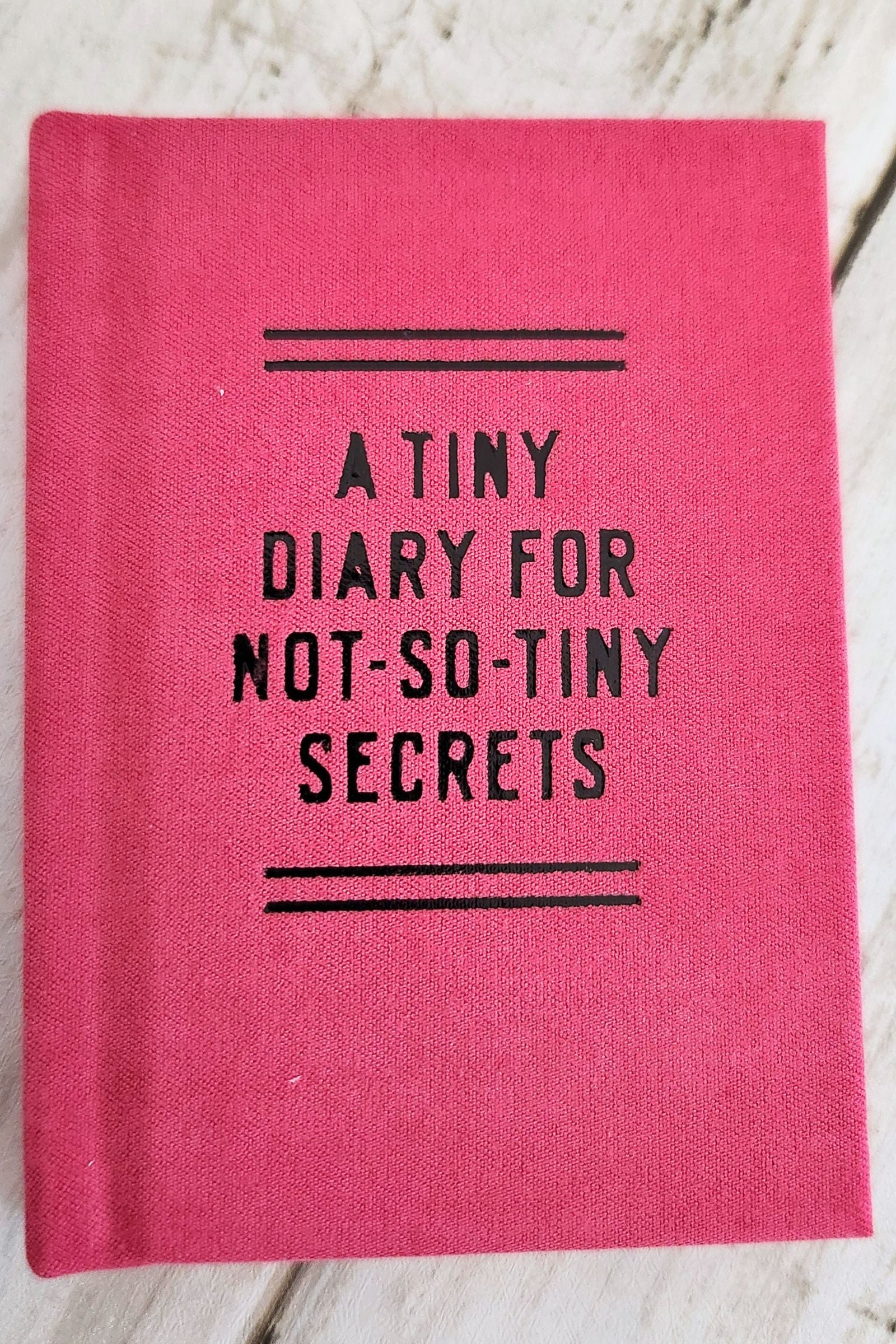 A Tiny Diary for Not So Tiny Secrets