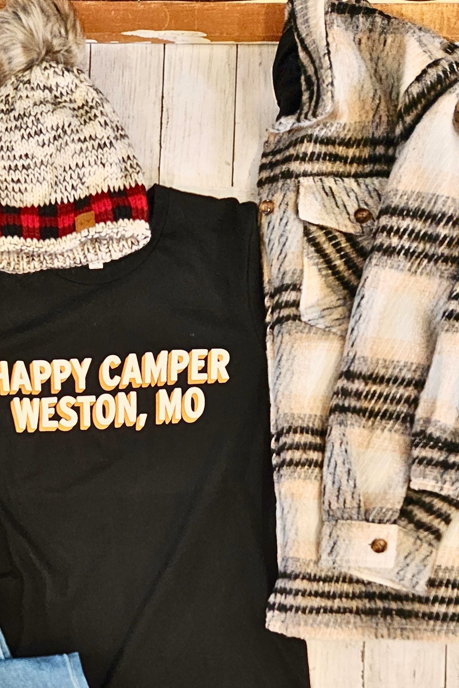 Happy Camper Weston, MO T-shirt