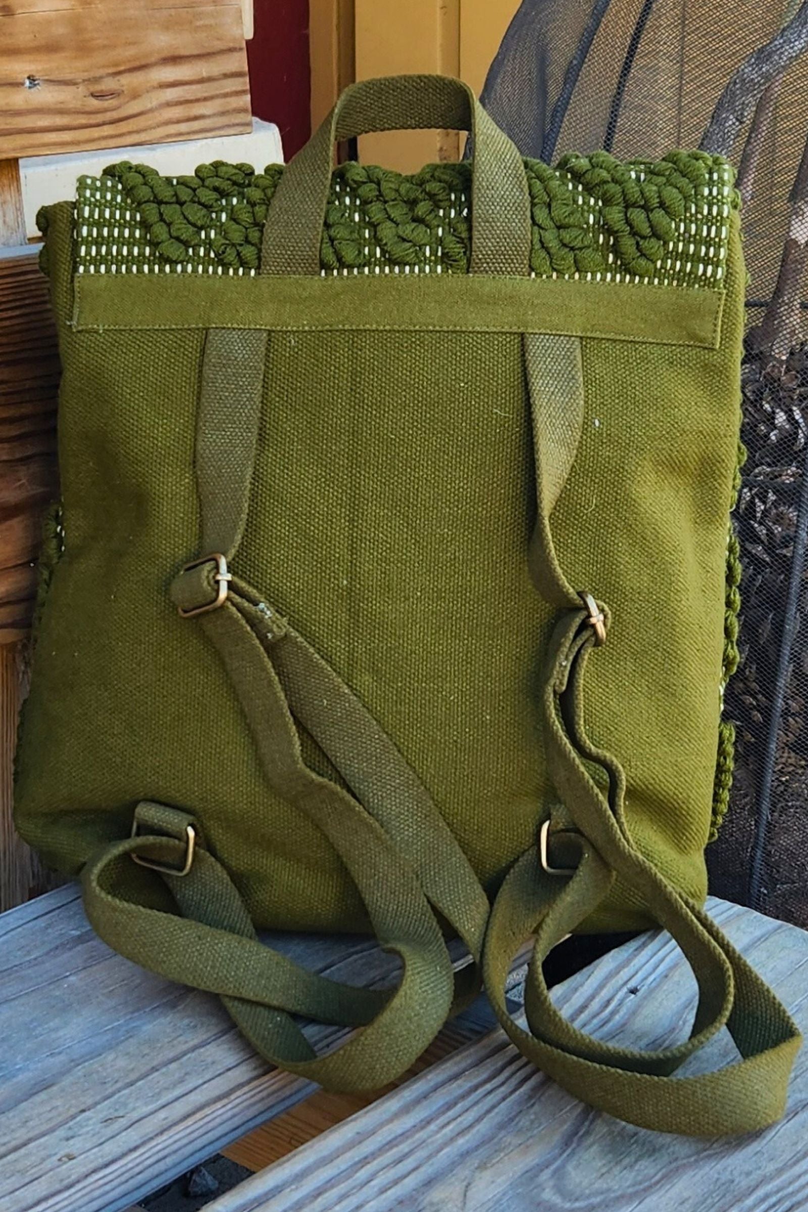 Olive Diamond Backpack