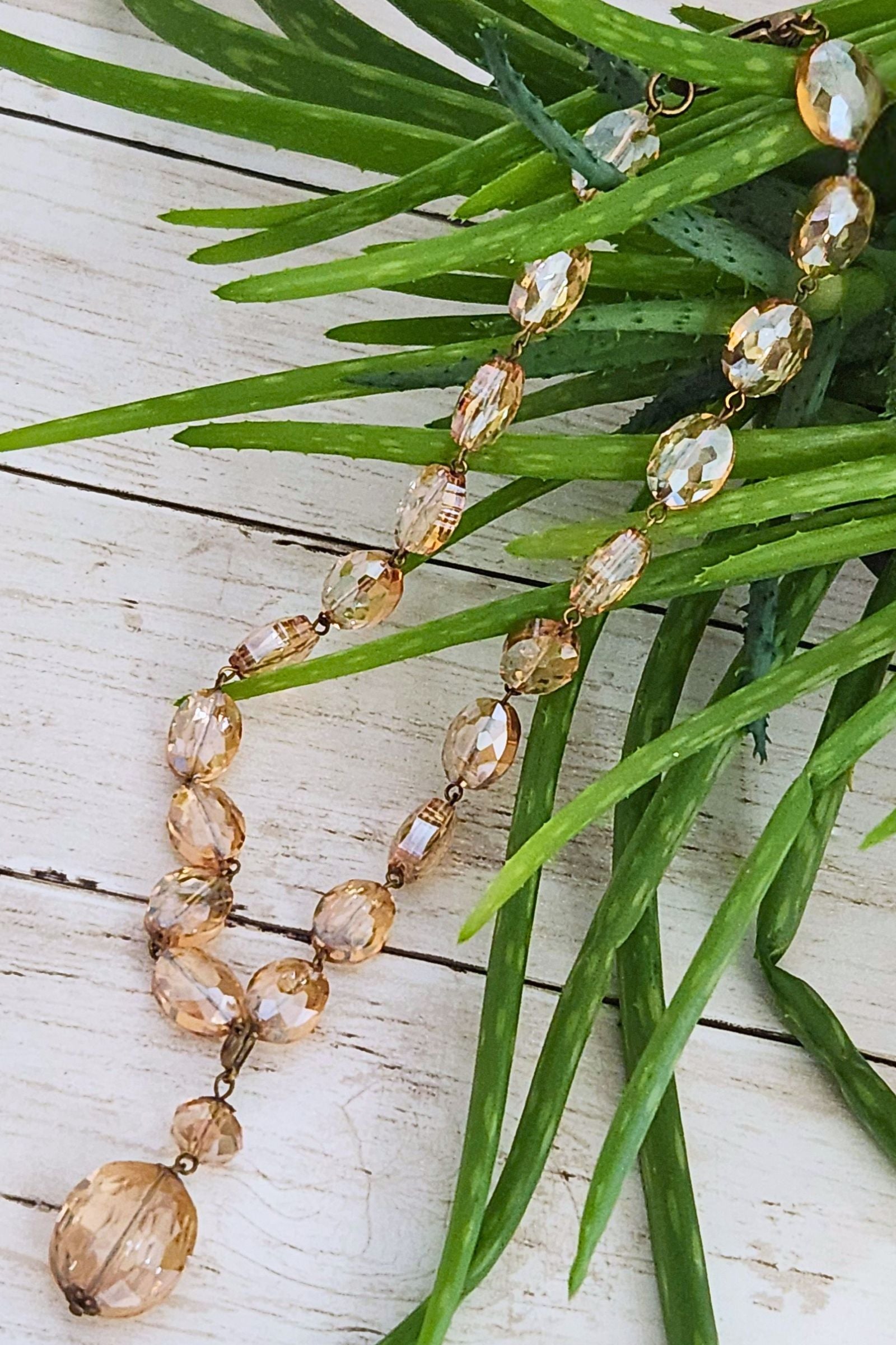 St. Charles Champagne Pendant Necklace