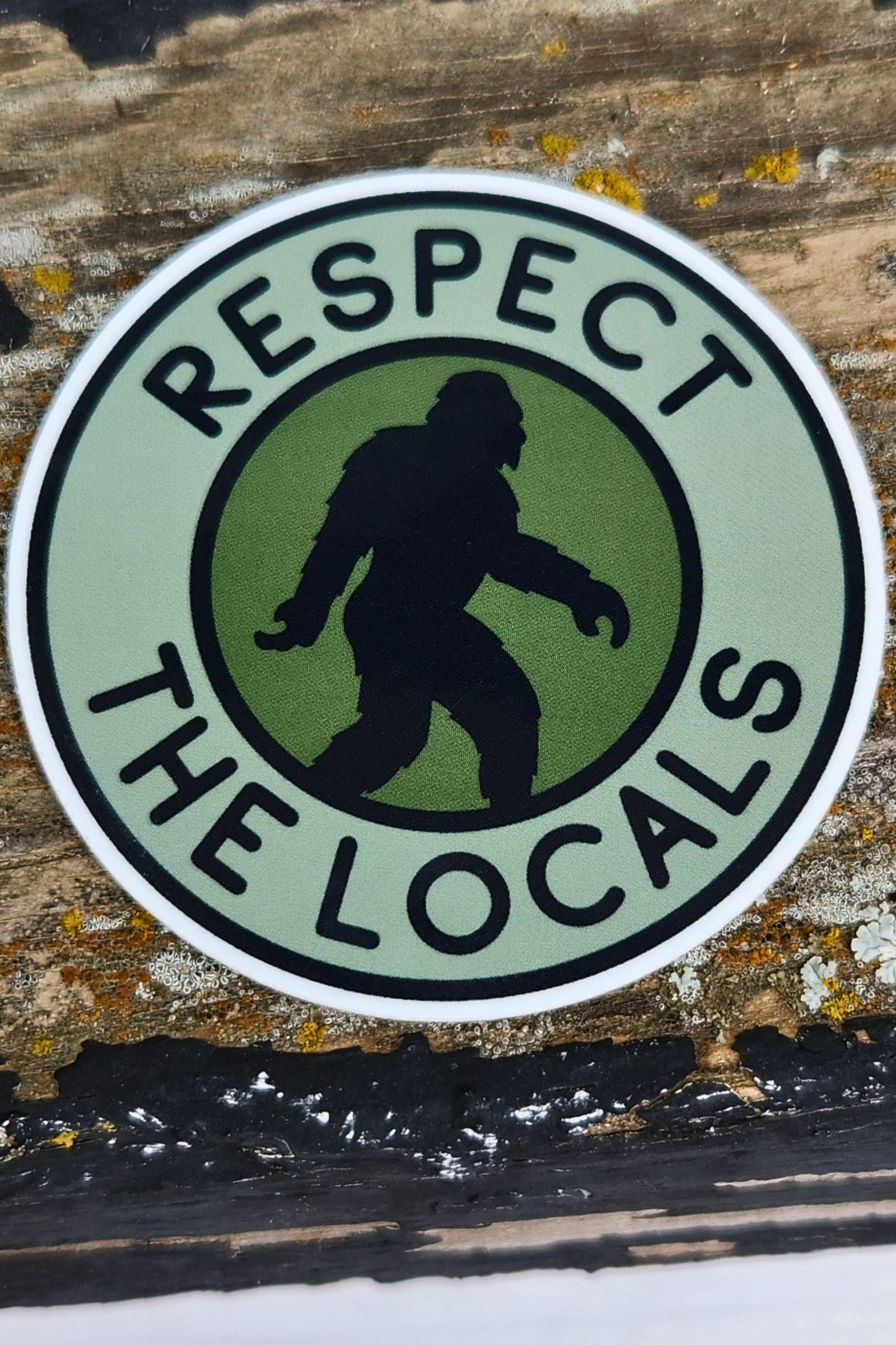 Respect the Locals Sasquatch Sticker