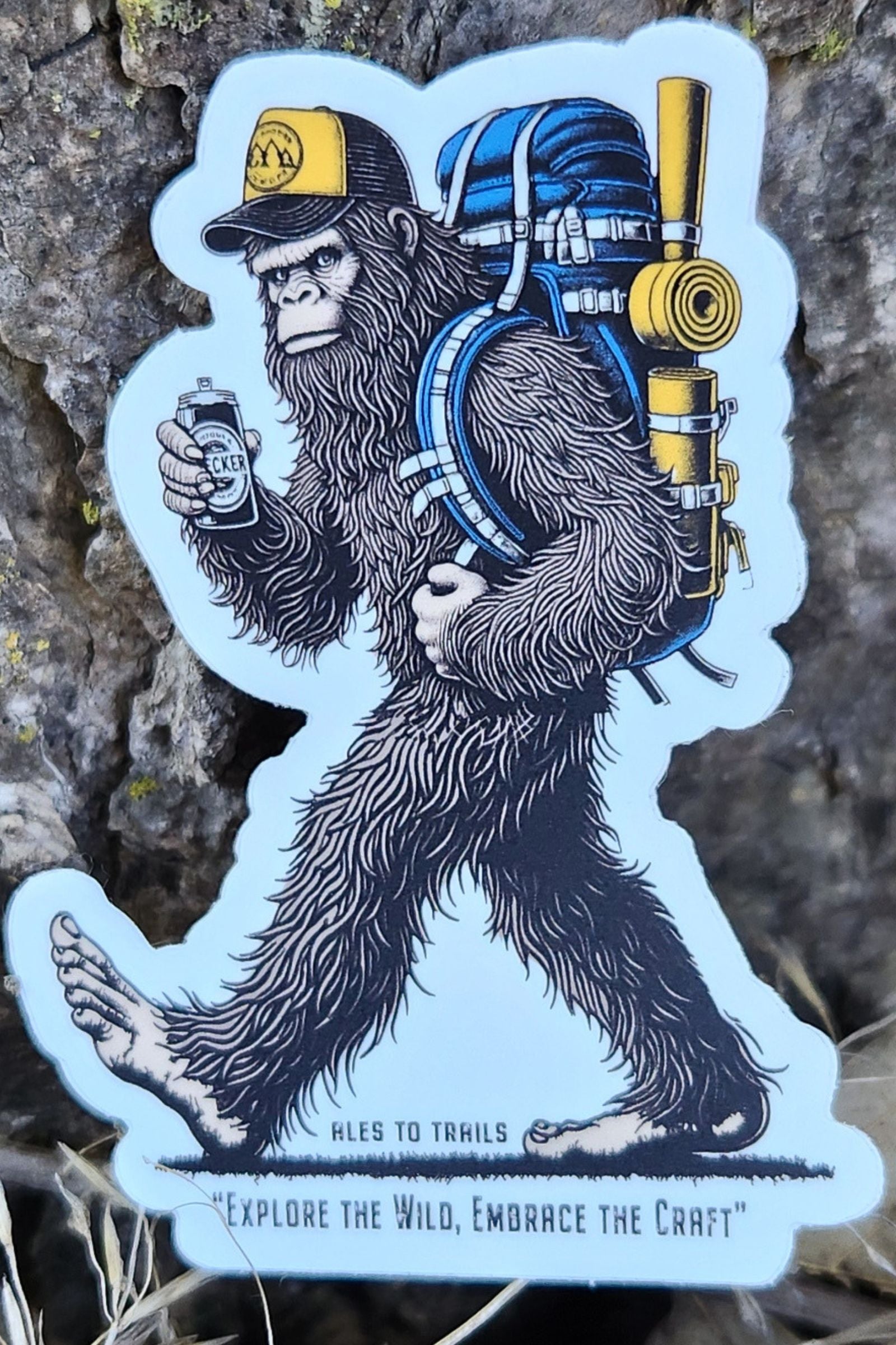Explore the Wild Bigfoot Sticker
