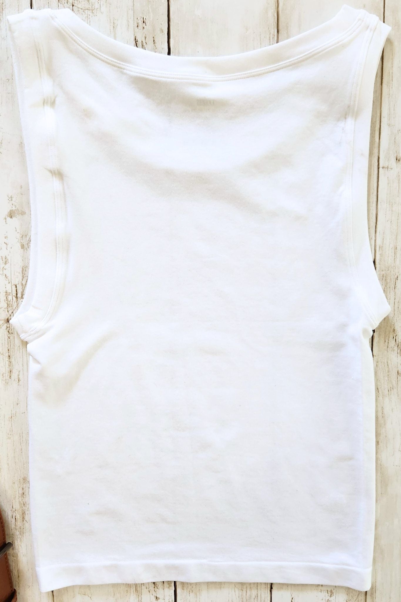 White Seamless Cropped Tank Top