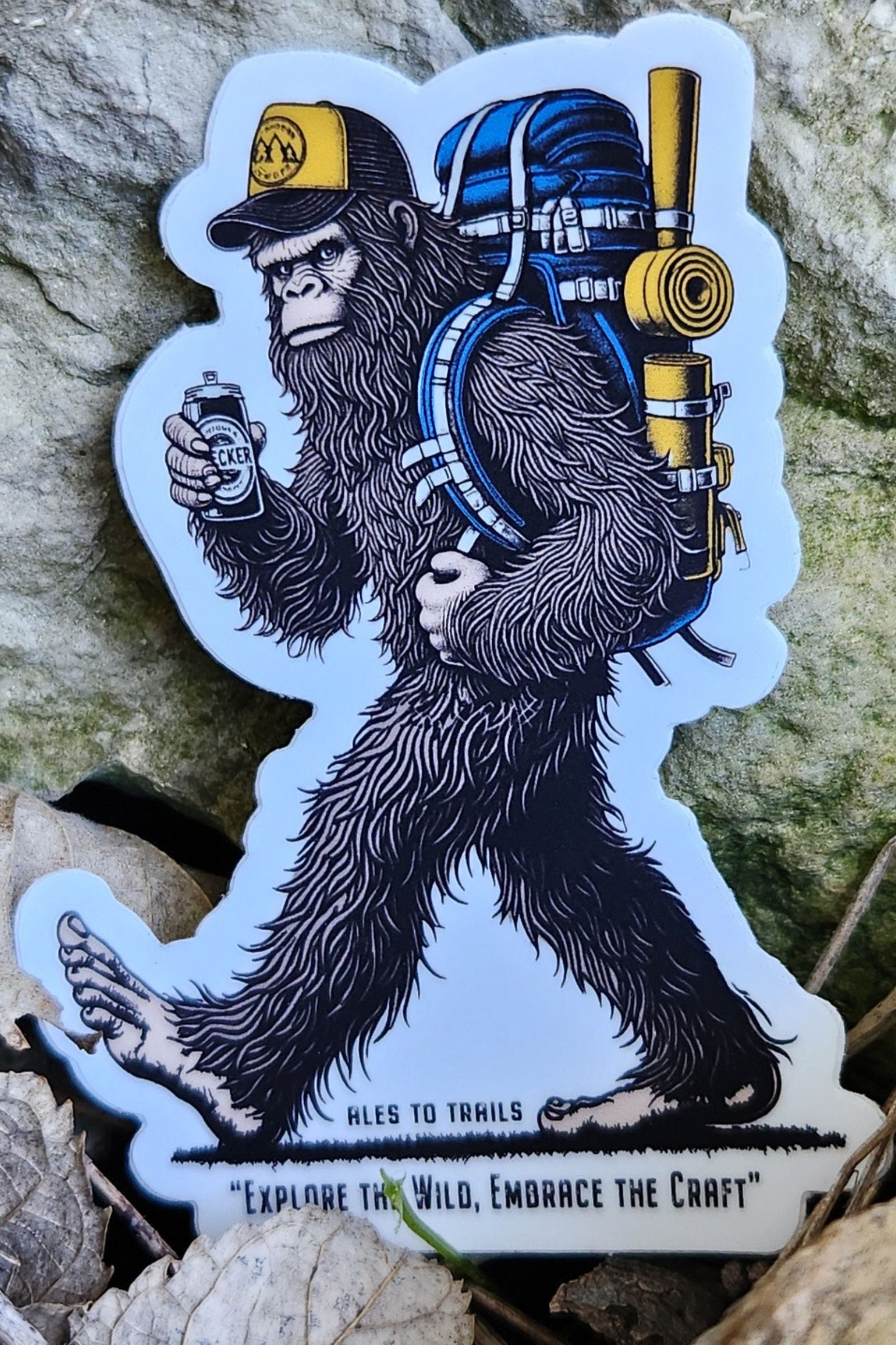 Explore the Wild Bigfoot Sticker