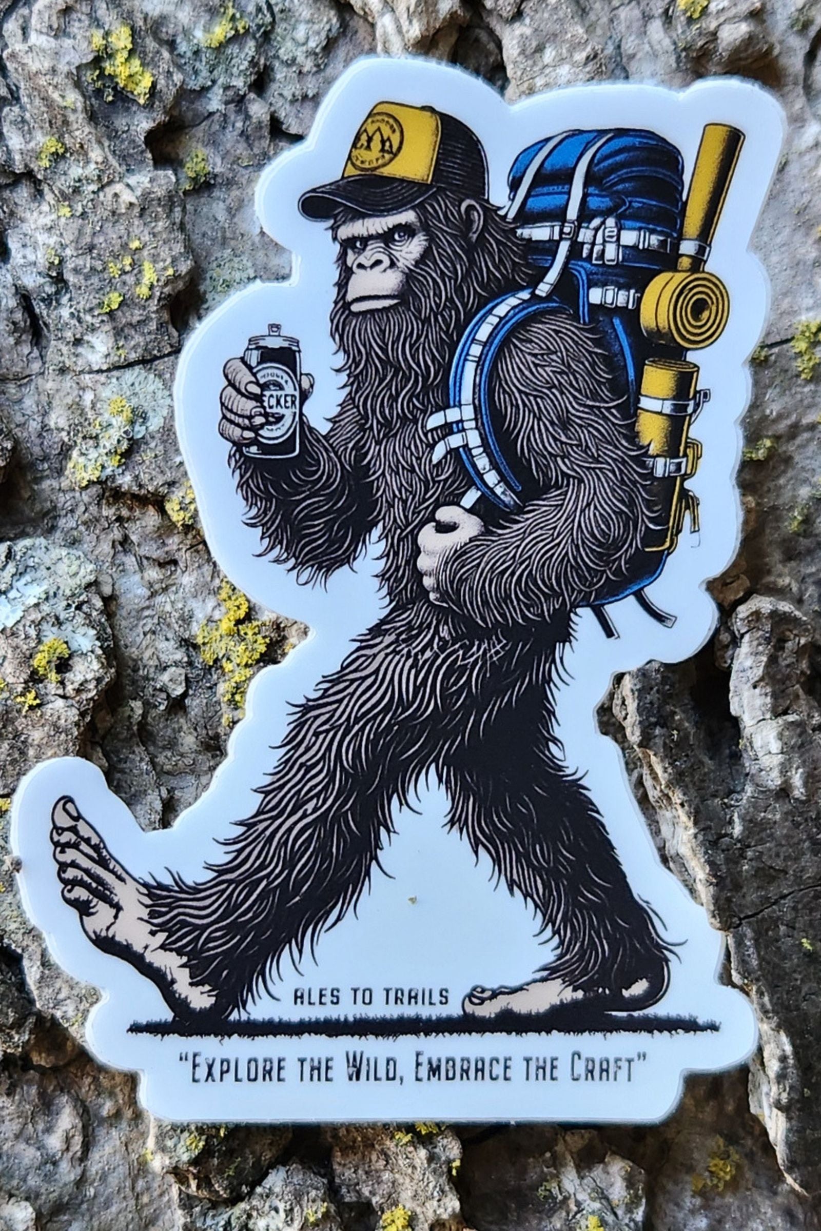 Explore the Wild Bigfoot Sticker