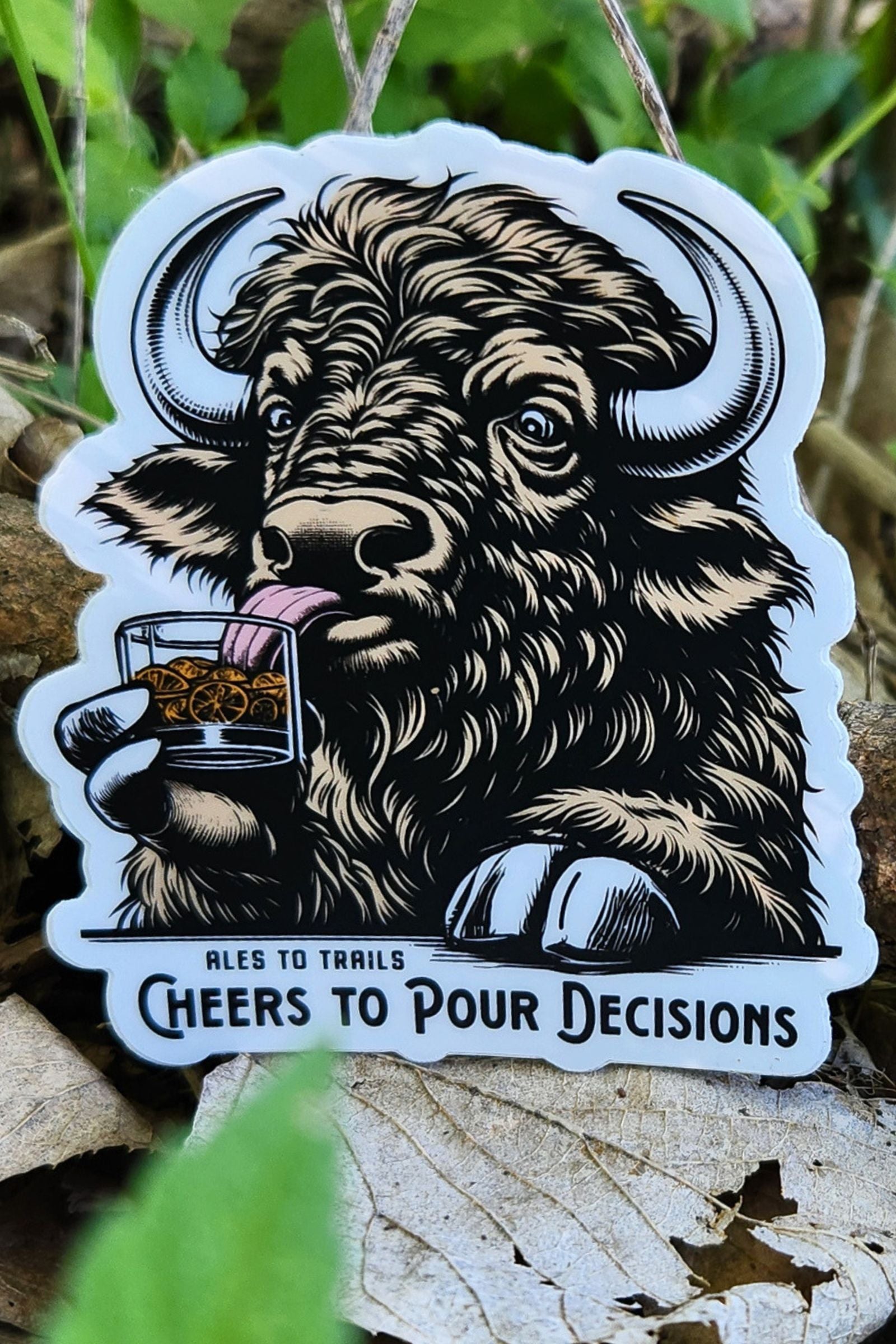 Cheers to Pour Decisions Sticker